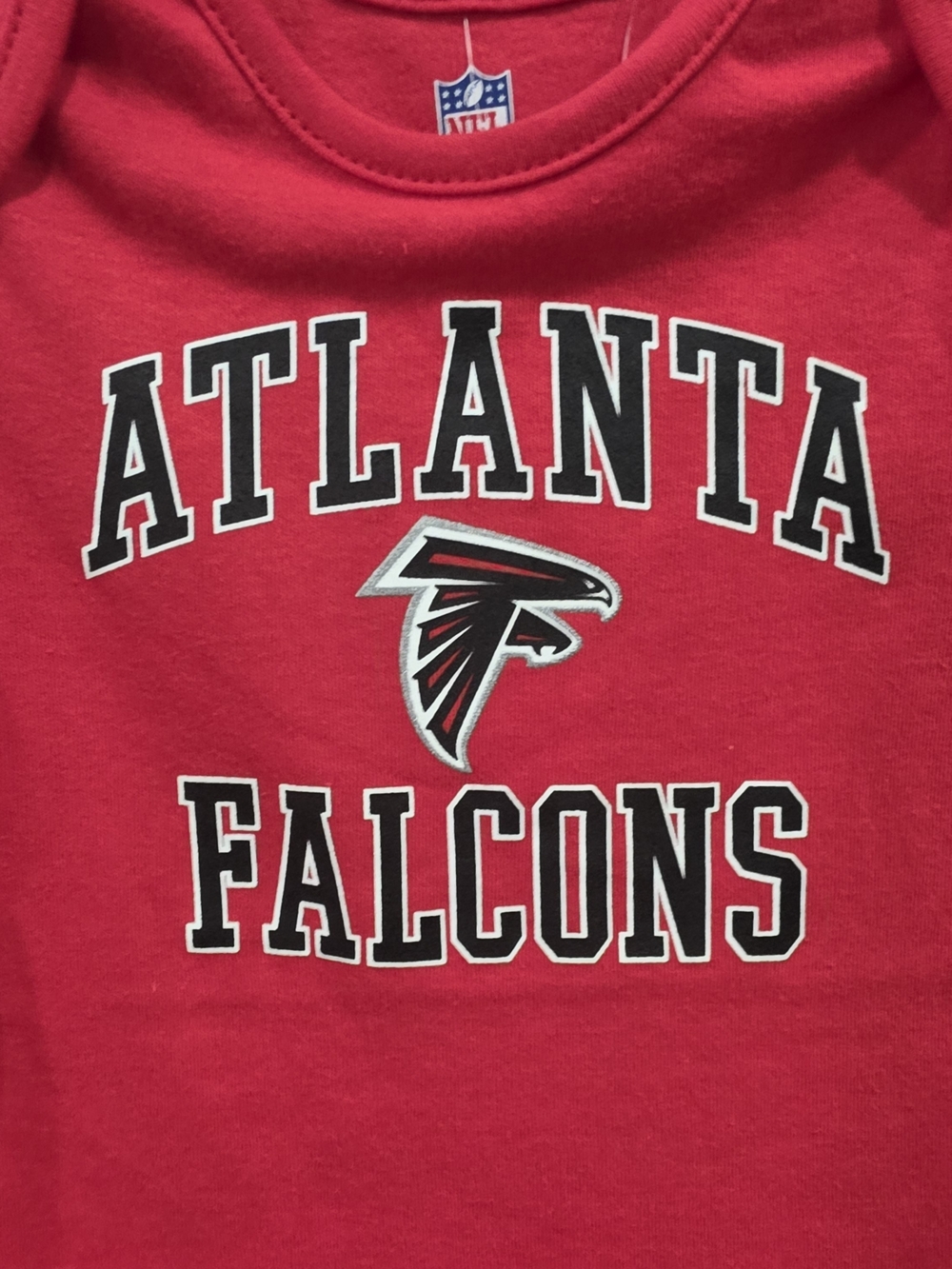 NFL Atlanta Falcons Kids Red Tee with Team Logo